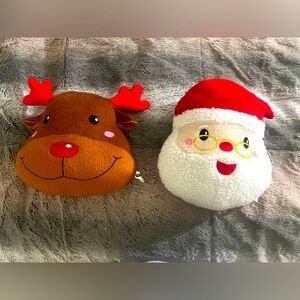 Holiday time set of two Christmas stuffies